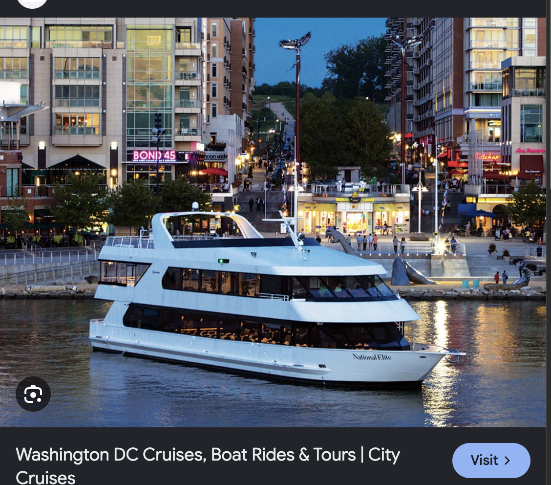 DC Dinner Boat Cruise